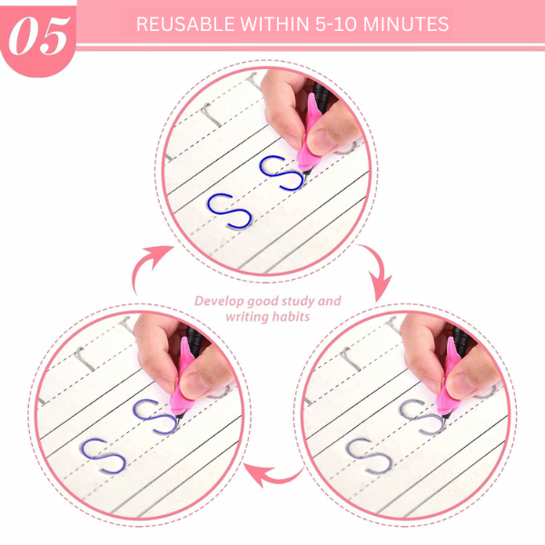 Typography Magic Handwriting Practices Book- Bangla, English, Arabic, Math & Drawing Book for Kids.