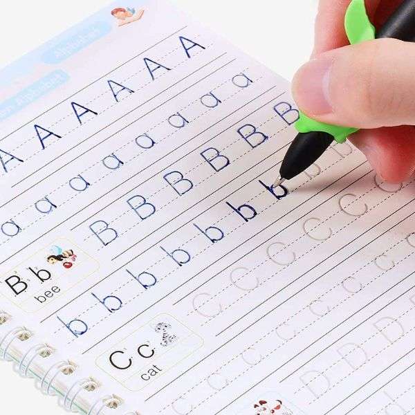 Typography Magic Handwriting Practices Book- Bangla, English, Arabic, Math & Drawing Book for Kids.