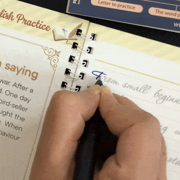 Typography Magic Handwriting Practices Book- Bangla, English, Arabic, Math & Drawing Book for Kids.