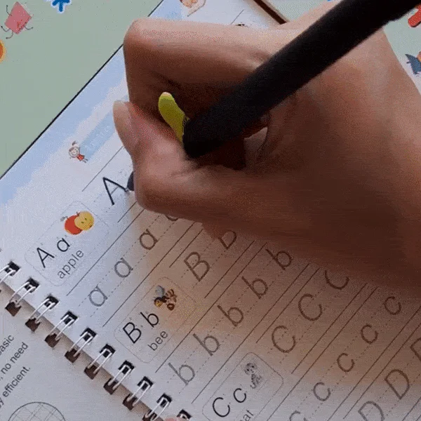 Magic Handwriting Practices Book- Bangla, English, Arabic, Math & Drawing Book for Kids.